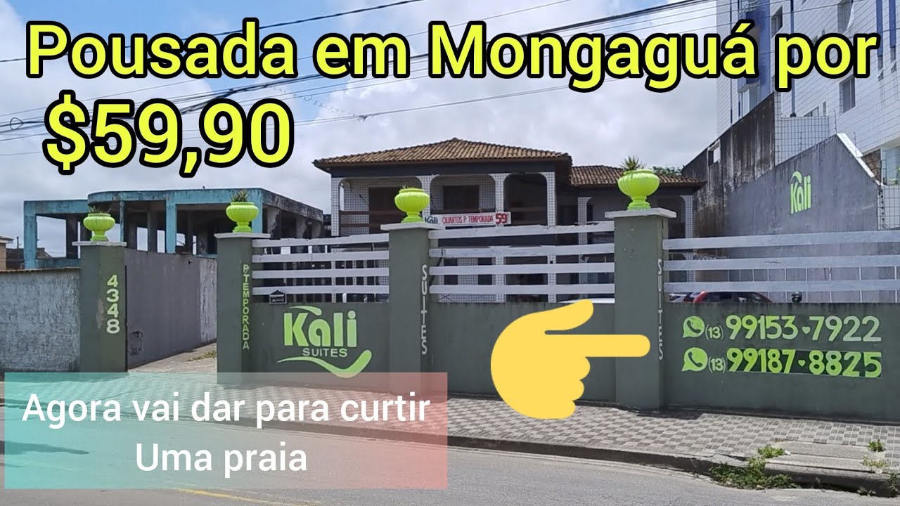Pousada kali suites pé na areia Mongaguá e passei turístico da praia até o poço das Antas 🏖️☀️😎🚴