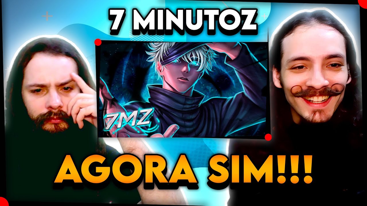 A MINHA PREFERIDA ATÉ AGORA!!! | 7 Minutoz - SATORU GOJO ft. Henrique Mendonça | [React/Análise]