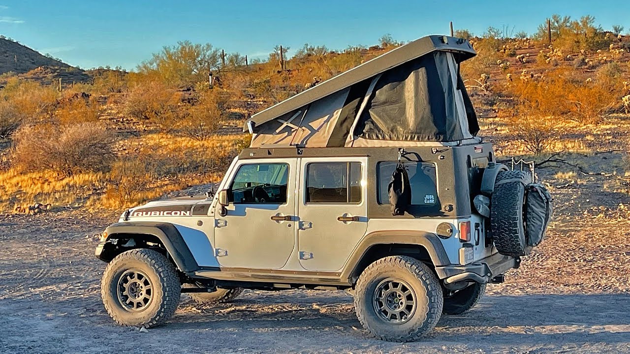 Ультимативный кемпер Jeep Wrangler, рассчитанный на 3 взрослых. Экскурсия на кемпере Ursa Minor P...