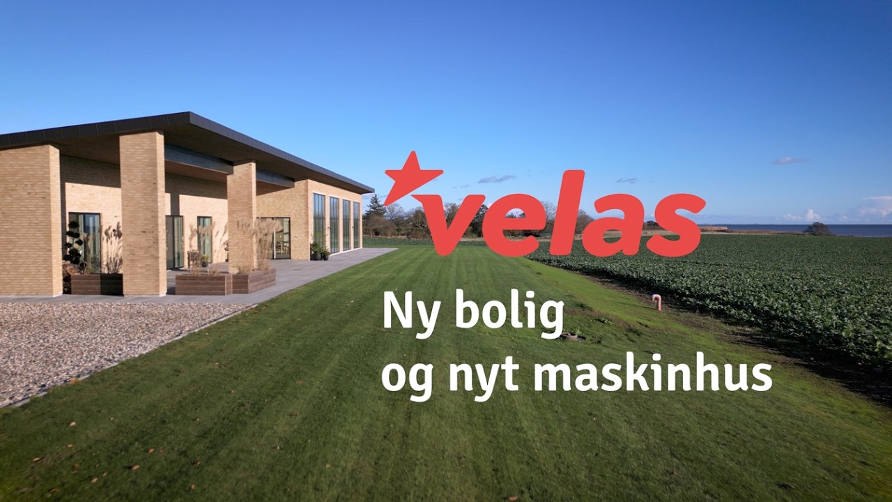 Velas Byg - Ny bolig og nyt maskinhus ved Gylling