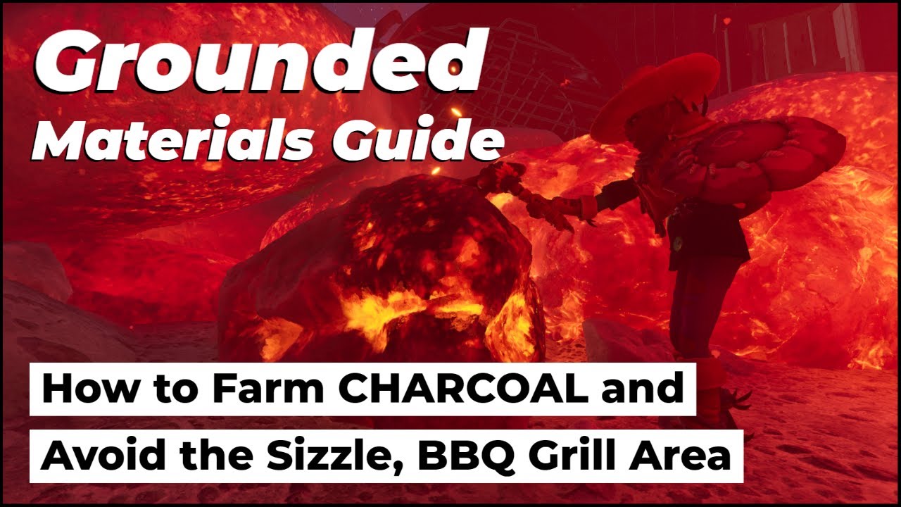 Grounded: How to Farm Charcoal and Avoid the Sizzle | Barbecue Grill Area, Into The Wood Update 0.12