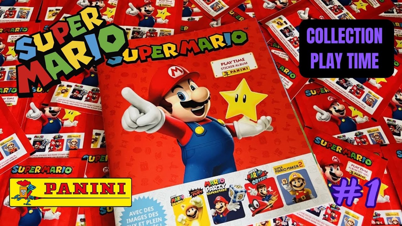 Super Mario Panini : On découvre la nouvelle collection Play time #1