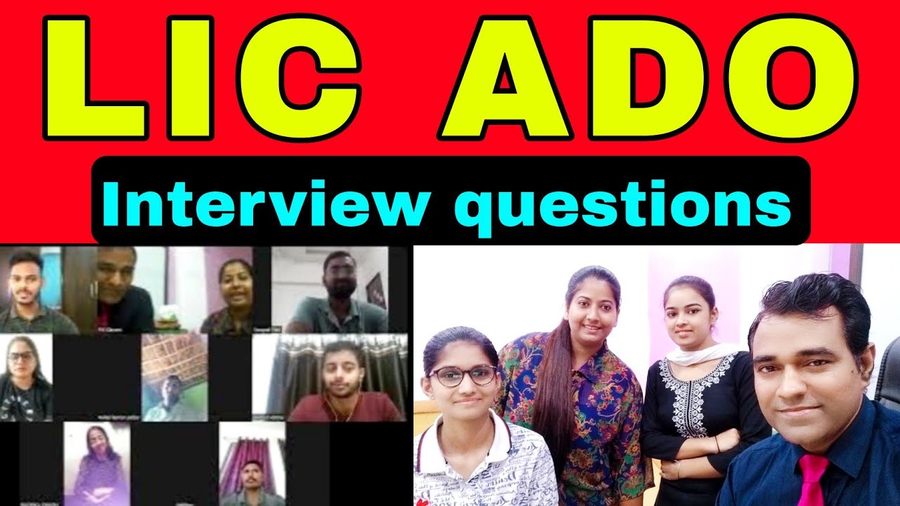 LIC ADO Interview l LIC Apprentice Development Officer work l PD Classes Manoj Sharma