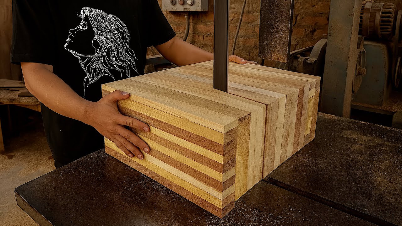 Turning Wood Scraps Into Unique Tea Table By An 18-Year-Old Genius | DIY Woodworking