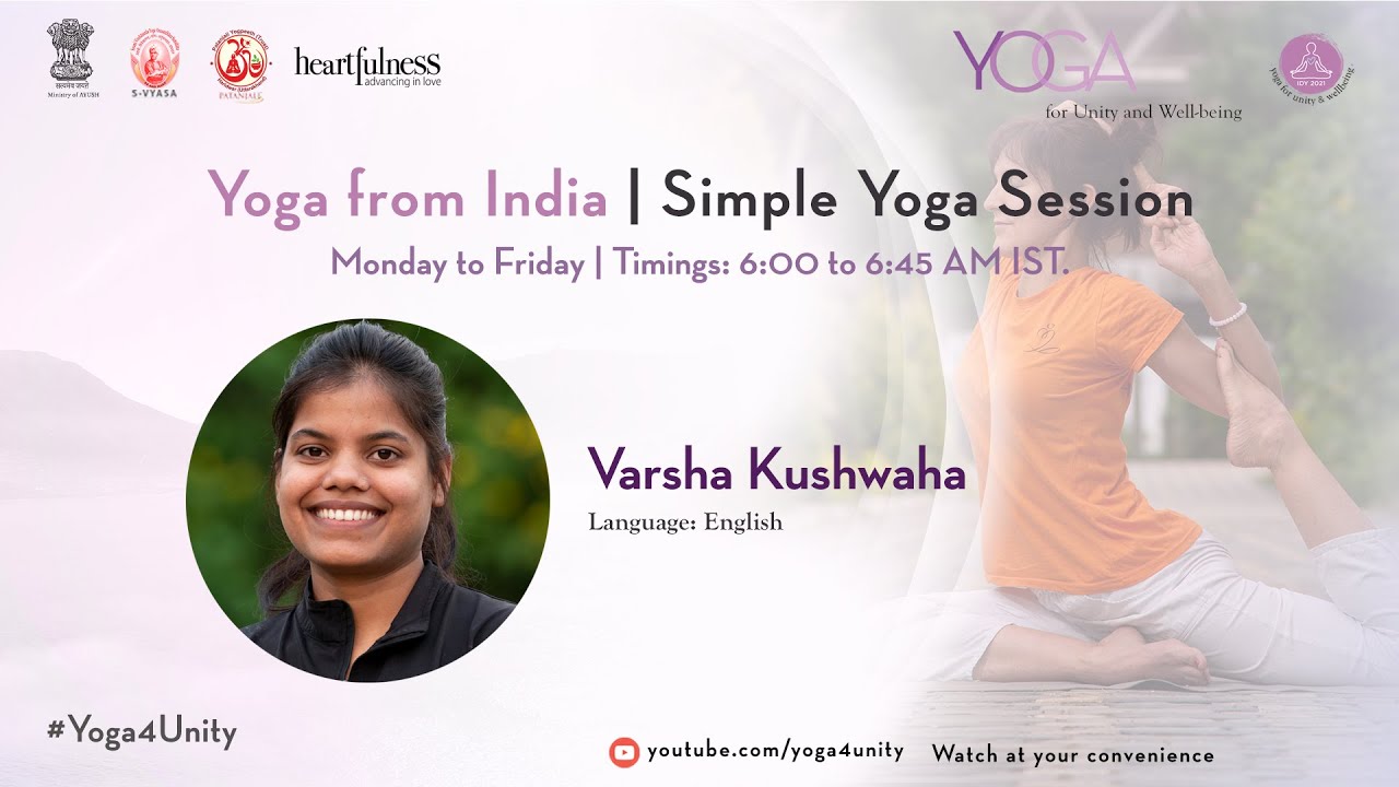 Day 5 | Simple Yoga by Heartfulness Yoga in English |  Yoga for Unity and Well-being