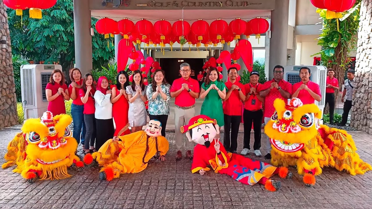 Lion Dance with Buddha & Choy San Yeh & Acrobatic Lion Dance