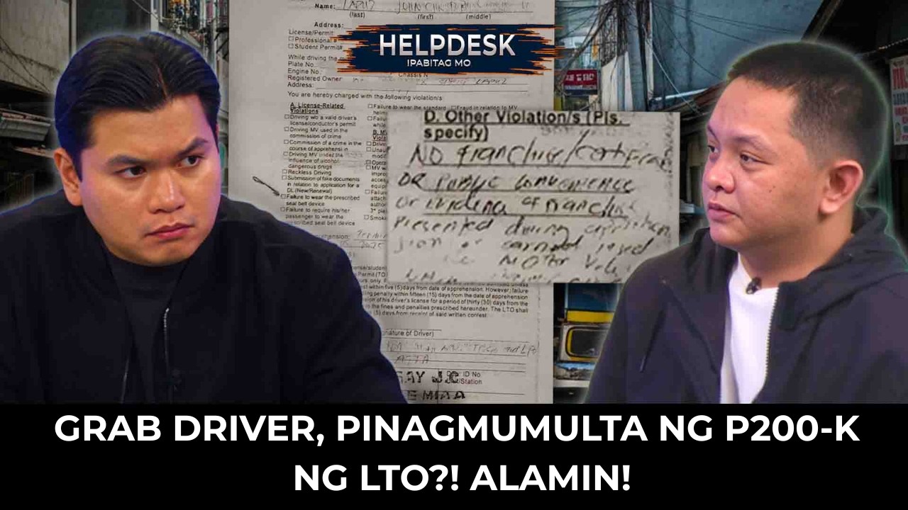 Naghahanap-Buhay ng Marangal, Hinuli! Grab Car, PEKE daw ang Prangkisa, KOLORUM?!