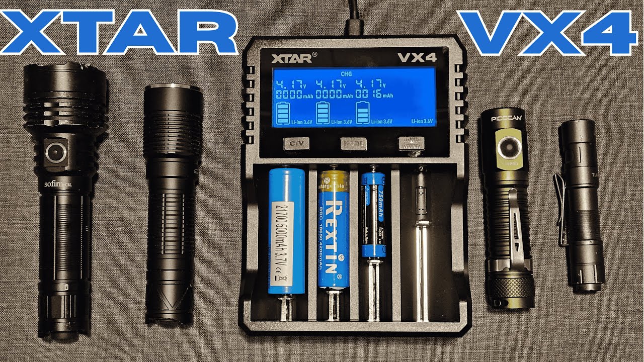 Обзор зарядного устройства XTAR VX4 All-In-One