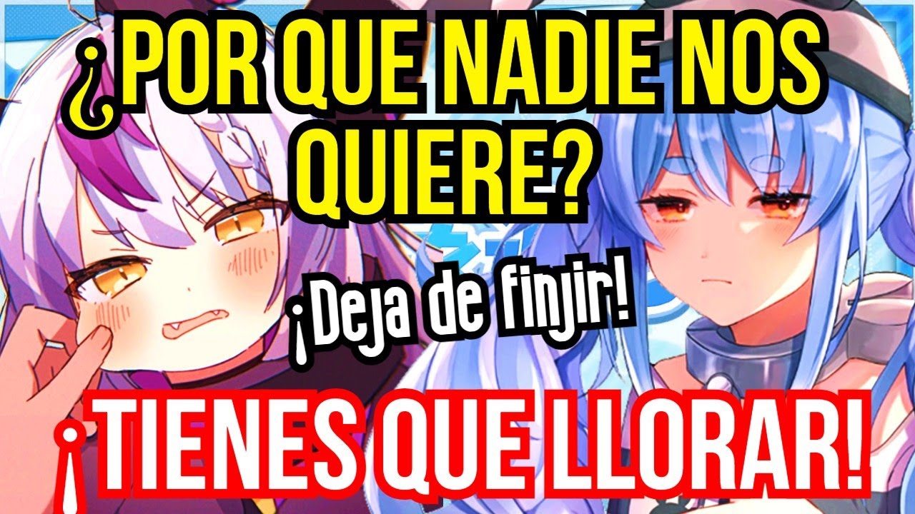 Pekora y Laplus se ponen a llorar al creer que no recibieron apoyo de sus fans【Hololive sub español】