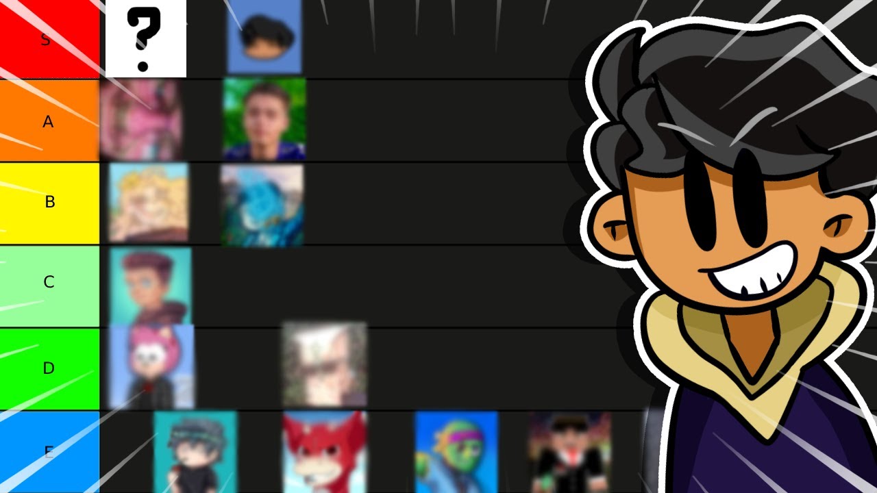 TIERLIST des YOUTUBEURS MINECRAFT FR (j'vais me faire insulter....)