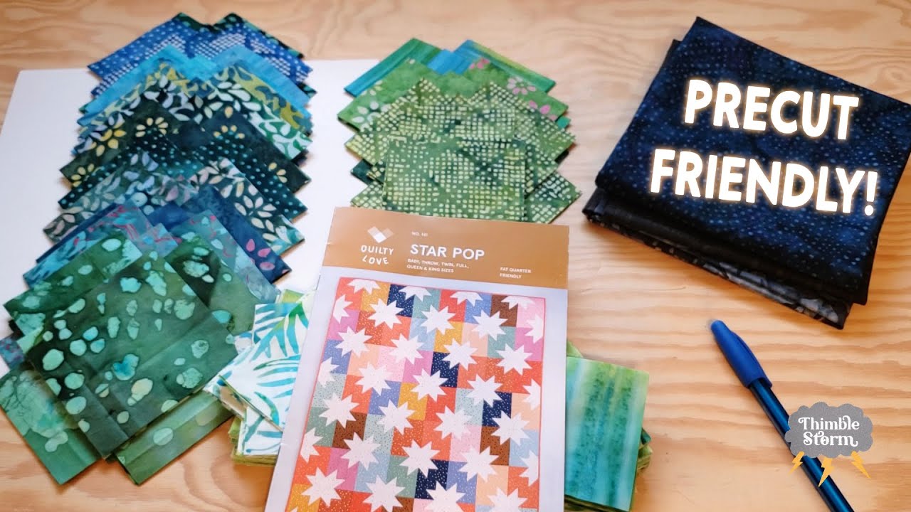 Star Pop by Quilty Love - Making the Blocks || Layer Cake Friendly, Fat Eighth Friendly