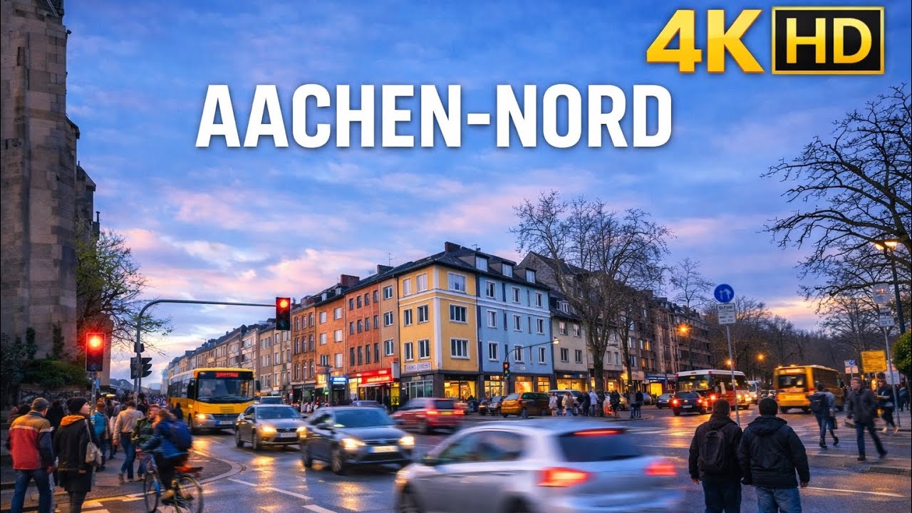 Aachen Nord Germany🇩🇪 | So Satisfying Calm Neighborhood Walk in 4K 