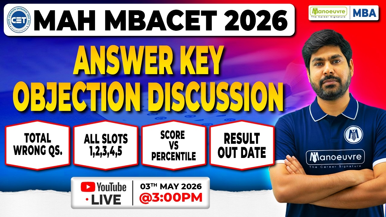 MAH MBA CET 2026 All Slots Answer Key Discussion | Total Wrong Questions | Score vs Percentile
