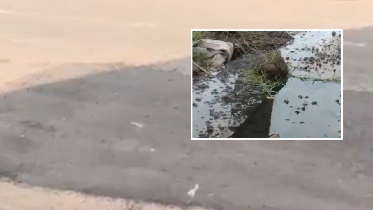 Baches emparchados y agua de cloaca en MRA