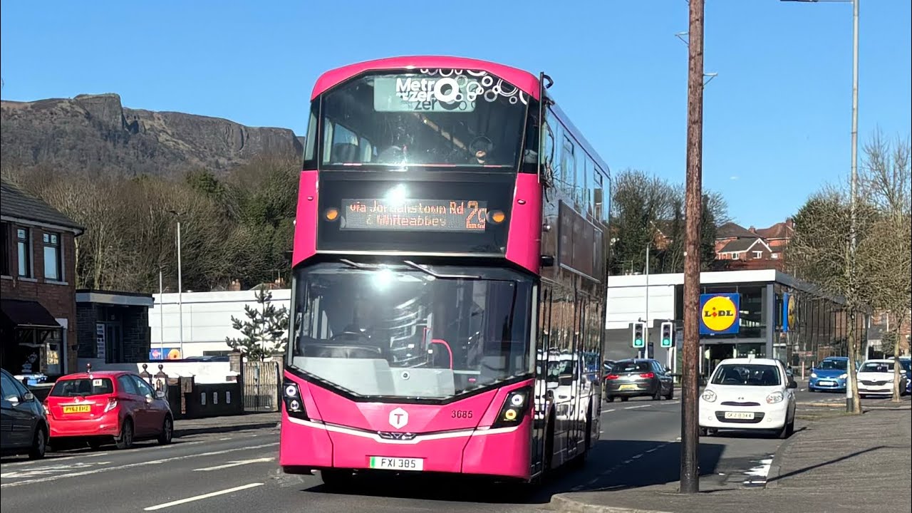 *Diversion* Ride on Translink Metro - 3685 (FXI 385) 2g City Centre 