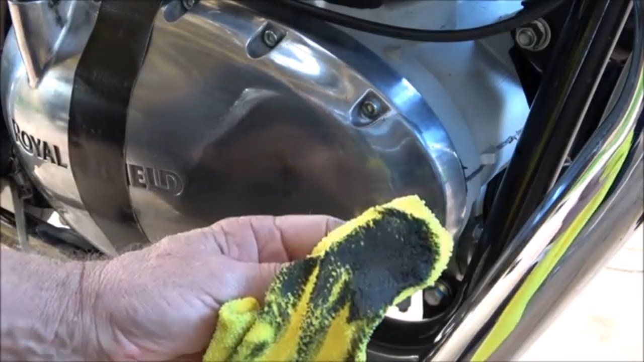 Royal Enfield Interceptor 650 — отличные результаты — отполируйте корпус двигателя вашего мотоцик...