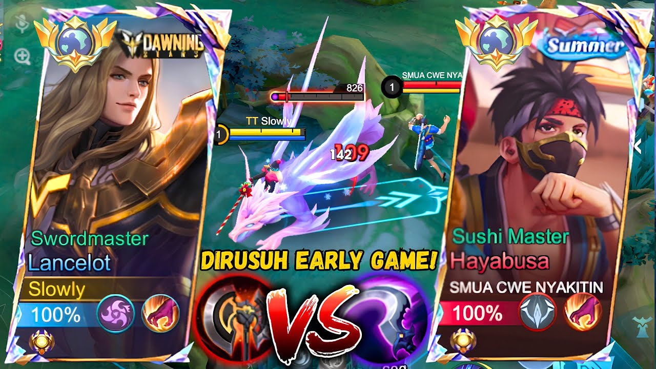 BEGINI JADINYA KETIKA GLOBAL LANCELOT DIRUSUHIN‼️| GAMEPLAY TOP GLOBAL LANCELOT - MLBB