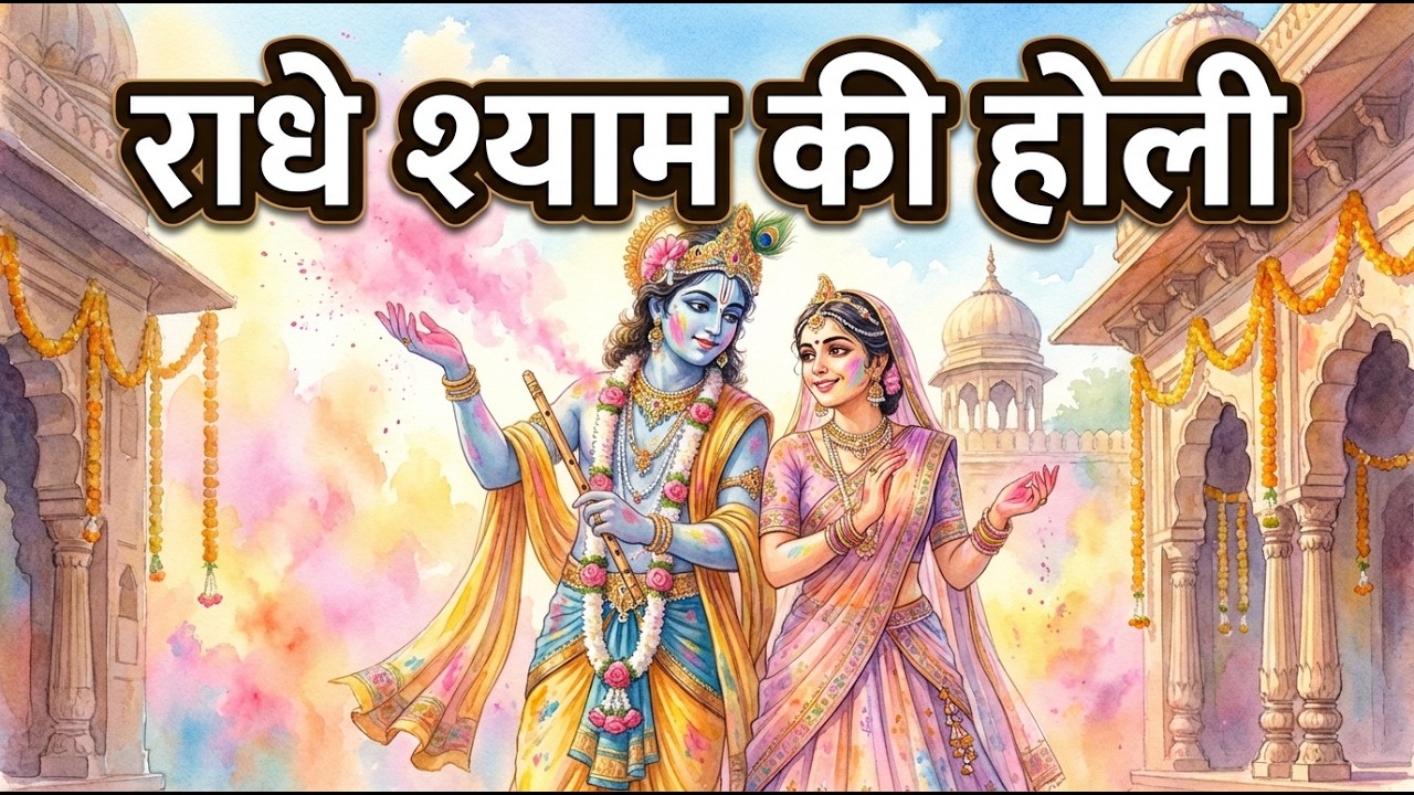 रंग बरसे वृंदावन में | Krishna Holi Bhajan | Radha Shyam Braj Holi Song