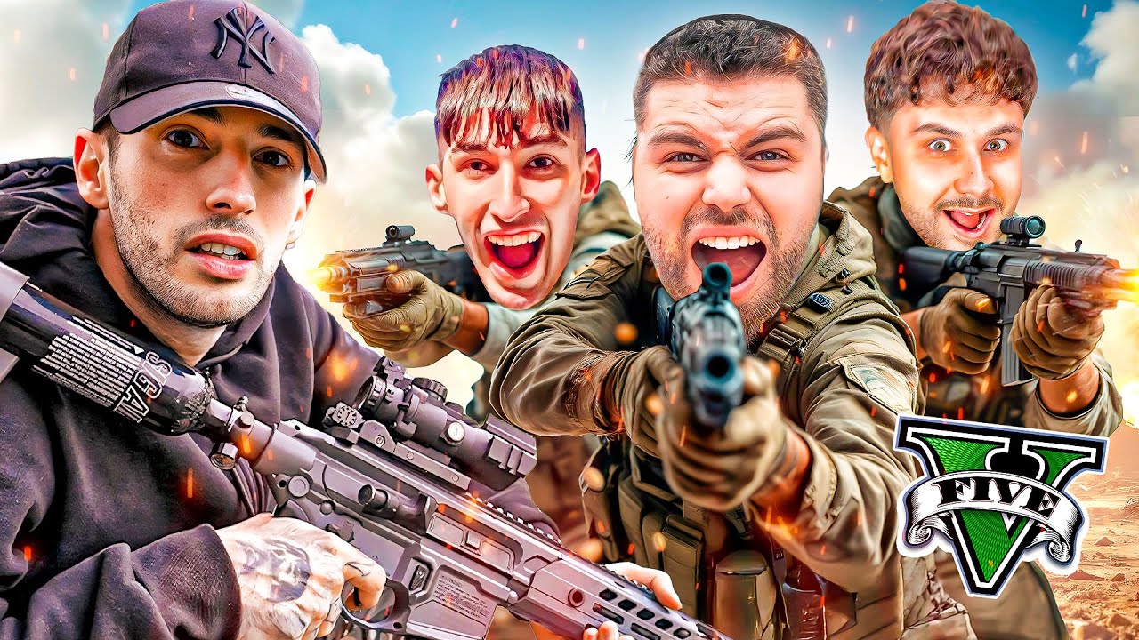 JUEGO DE ARMAS TODOS VS TODOS!! ENFADO EPICO!! GTA 5 ONLINE
