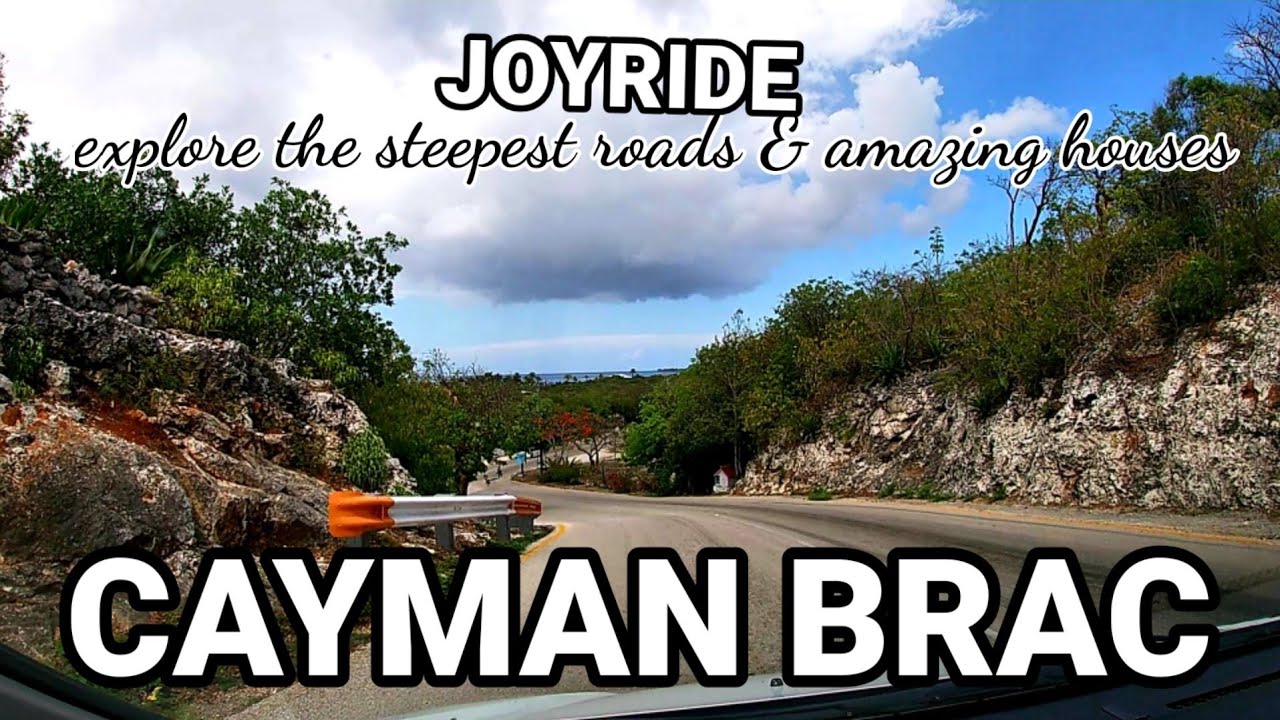 CAYMAN BRAC - Steepest Roads & Amazing Houses / DRIVING TOUR on this part of CAYMAN ISLANDS