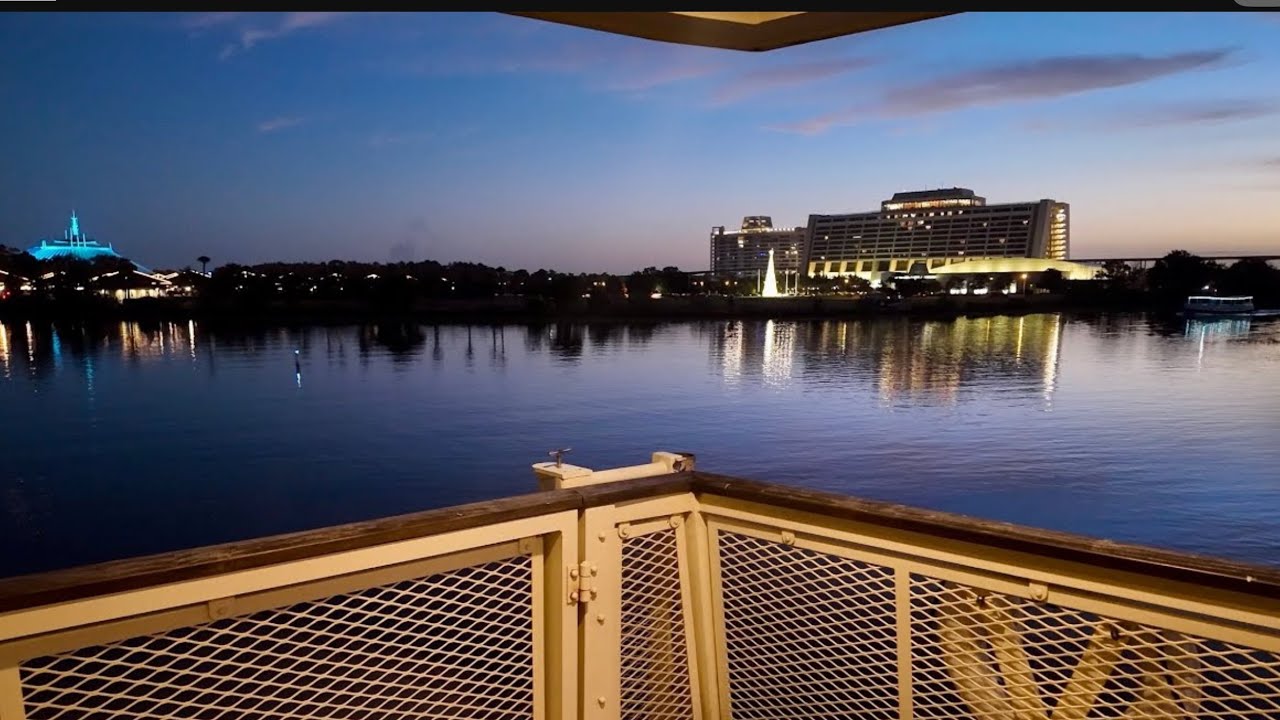 From Twilight to Morning | A Calm Disney Ride & Walk