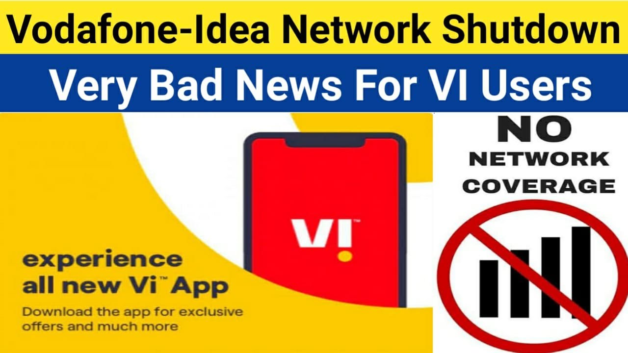Vodafone-Idea (VI) Network Shutdown | Big Problem For VI Users