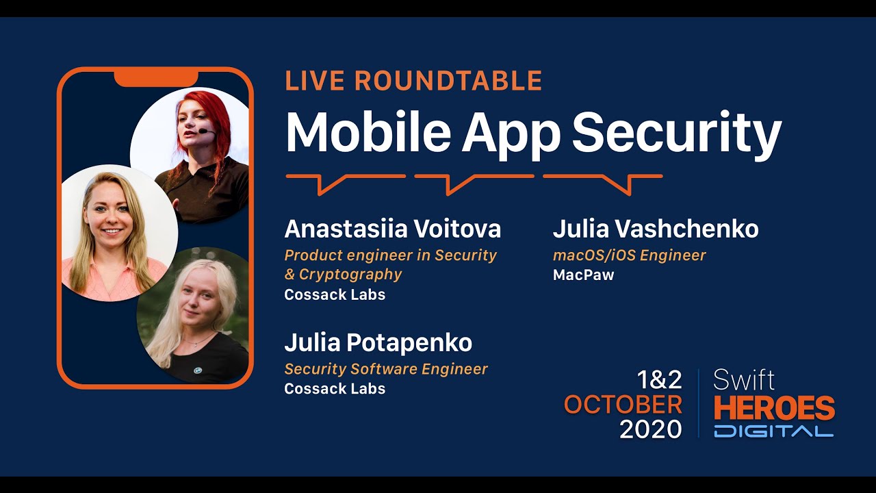 Swift Heroes Digital 2020 - Live Roundtable About Mobile App Security