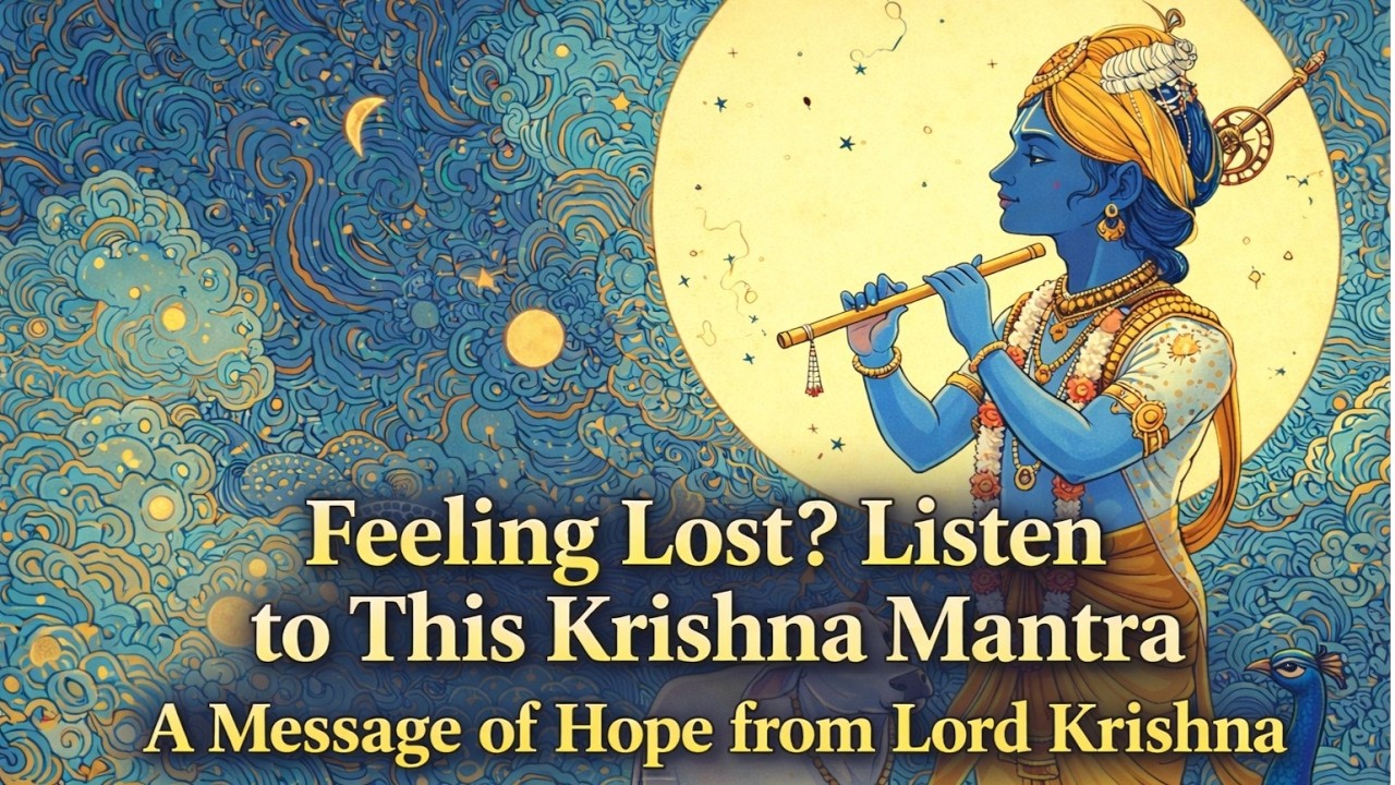 Feeling Lost? Listen to This Krishna Mantra | A Message of Hope from Lord Krishna
