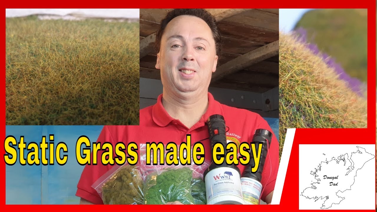 118 The Mystery of Static Grass made Easy, How I do it and some of the problems.