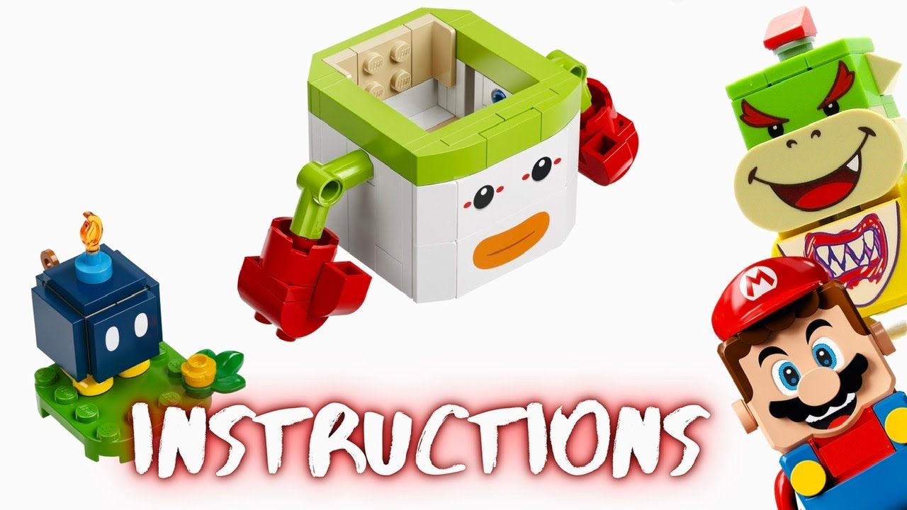 LEGO Mario Bowser Jr’s Clown Car Set Instructions! Set 71396
