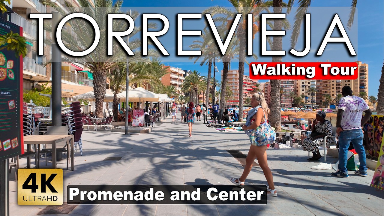 Torrevieja - Promenade & Center, September 20, 2025 - Spain | Costa Blanca - Walking tour [4k 60fps]