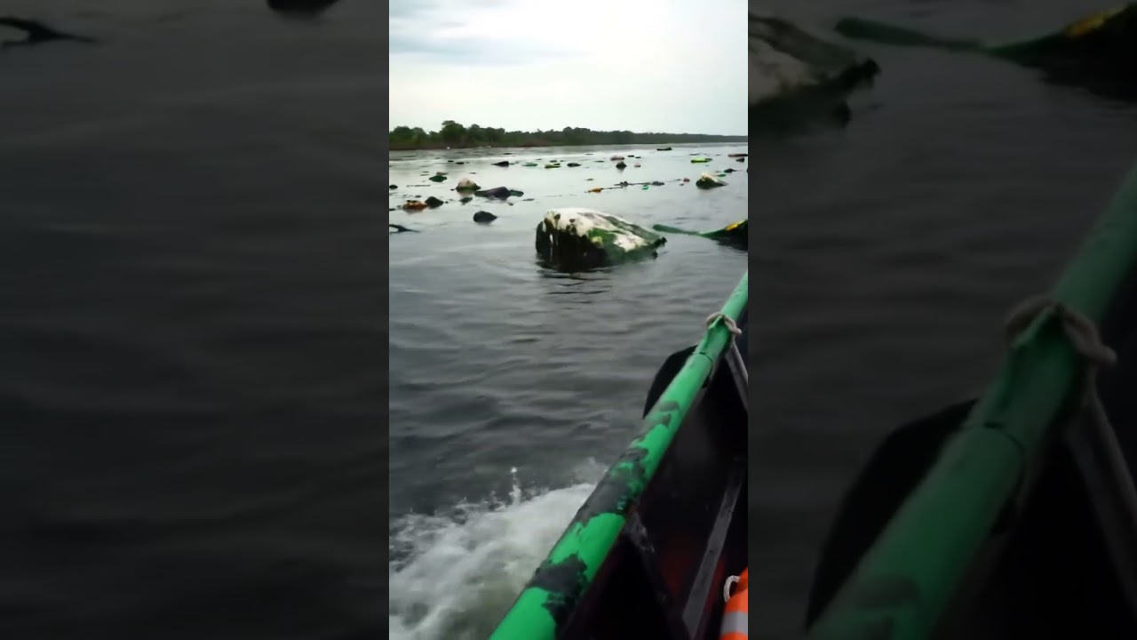 Horrifying river pollution caught on camera #environment