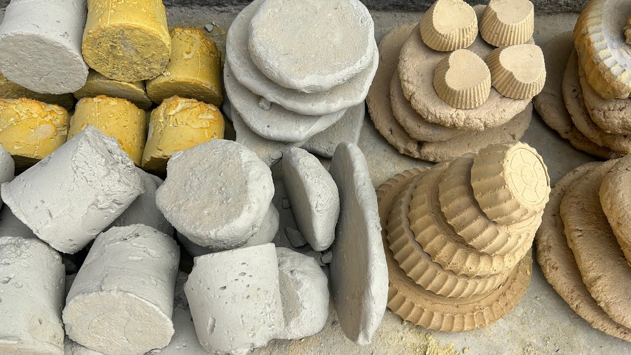 New Vlog 💕 Cleaning 🧹 Sifting Crumbling Shapes Making #asmr #satisfying 