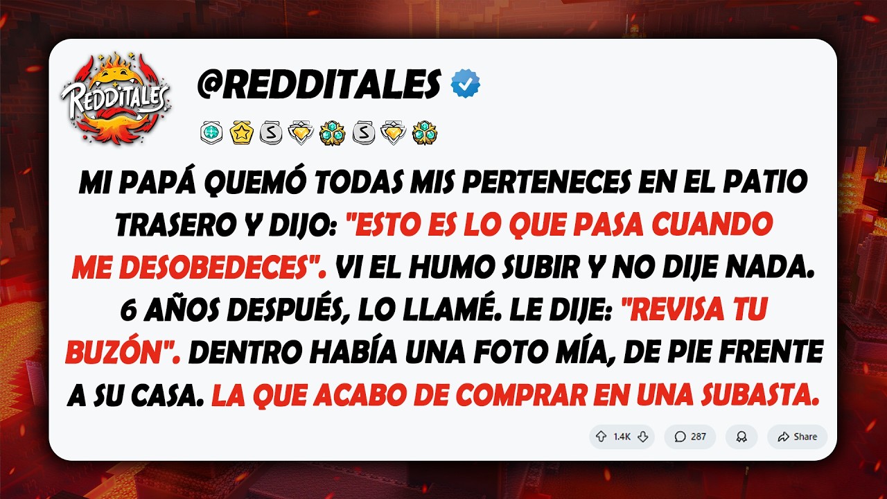 Mi papá quemó mis pertenencias para 