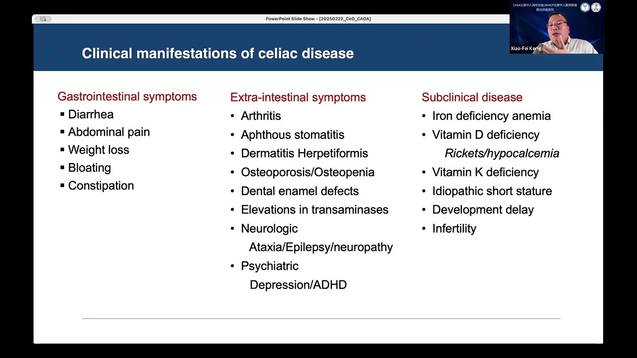Advances in Diagnose and Management of Celiac Disease