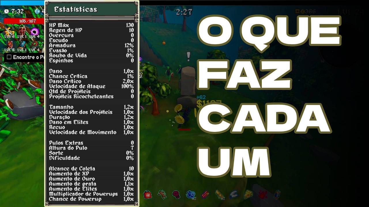 Explicando todas os stats do Megabonk!