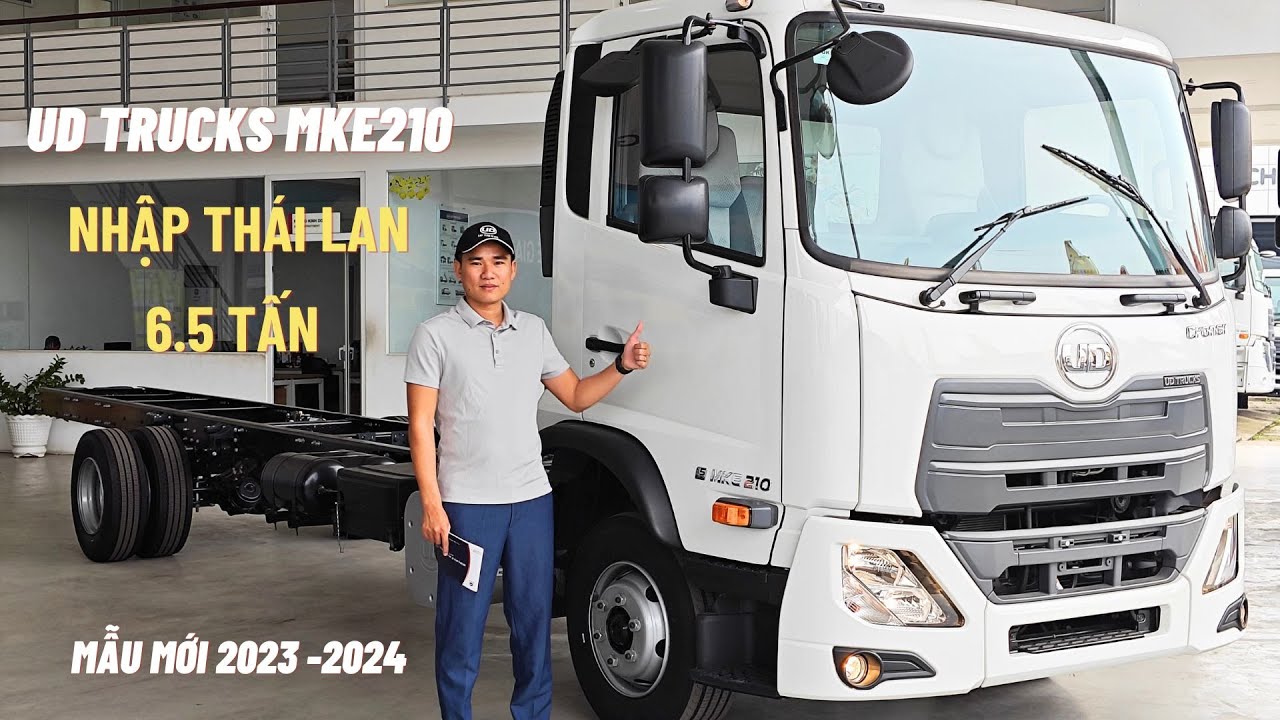 Xe Tải UD 6.5 Tấn  2024 | UD MKE 210 6,5 Tấn  | Xe UD 6T5 Cạnh Tranh Xe tải Hino 6,5 Tấn