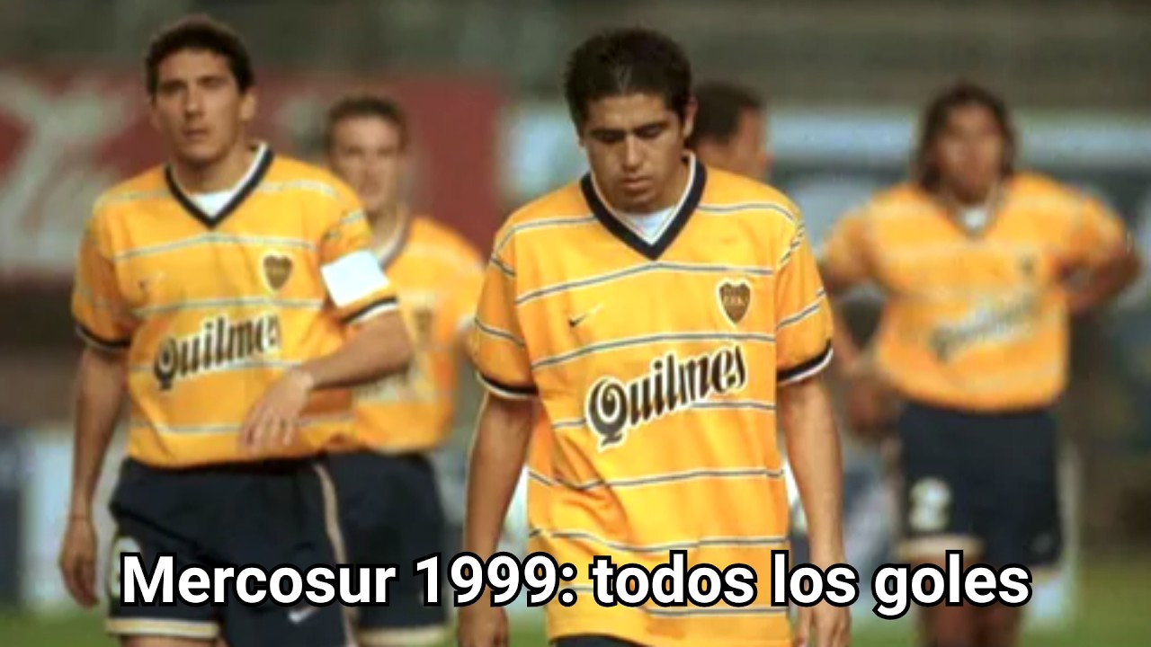 Todos los goles de Boca en la Copa Mercosur 1999