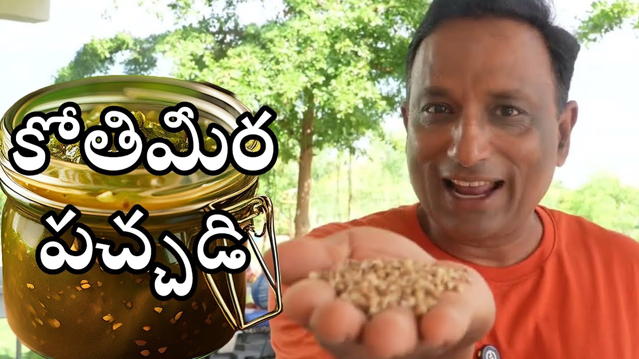 కోతిమీర పచ్చడి & Pickle - Perfect with Kebabs or Rice | 15 Days Fridge Friendly