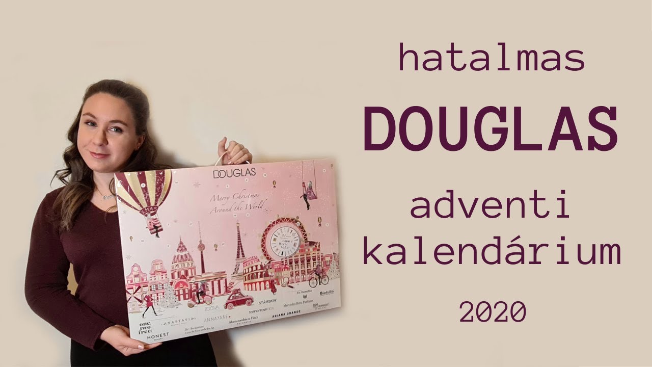 Douglas óriási adventi kalendárium 2020 unboxing - Megéri? | Adventi kalendárium idősebbeknek?!