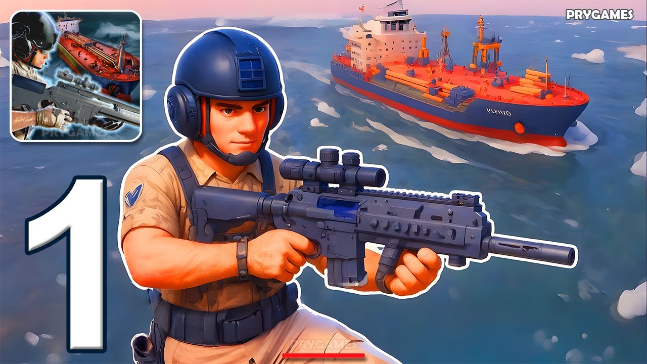 Ocean Clash - Gameplay Walkthrough Part 1 - Protect the Coast in Ocean Clash (Android, iOS)