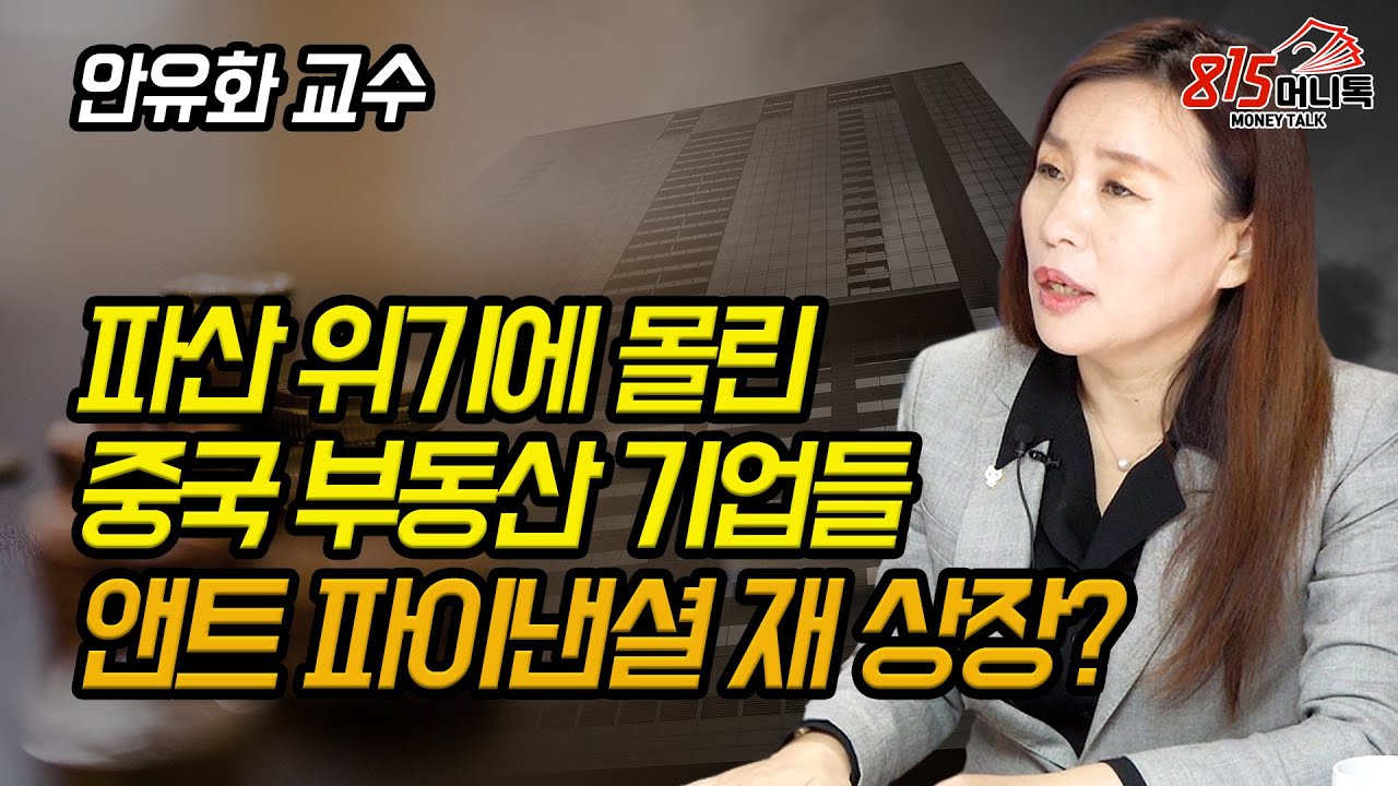 파산 위기에 빠진 중국 부동산 기업들! 앤트파이낸셜 상장 실패 이유? (부동산) 안유화 교수