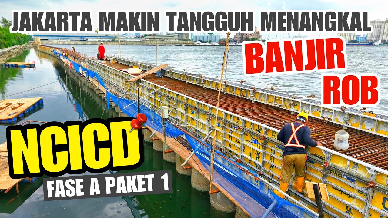 AKHIRNYA YANG DI NANTI‼️TANGGUL RAKSASA PANTAI ANCOL BARAT HAMPIR SELESAI. NCICD FASE A PAKET 1