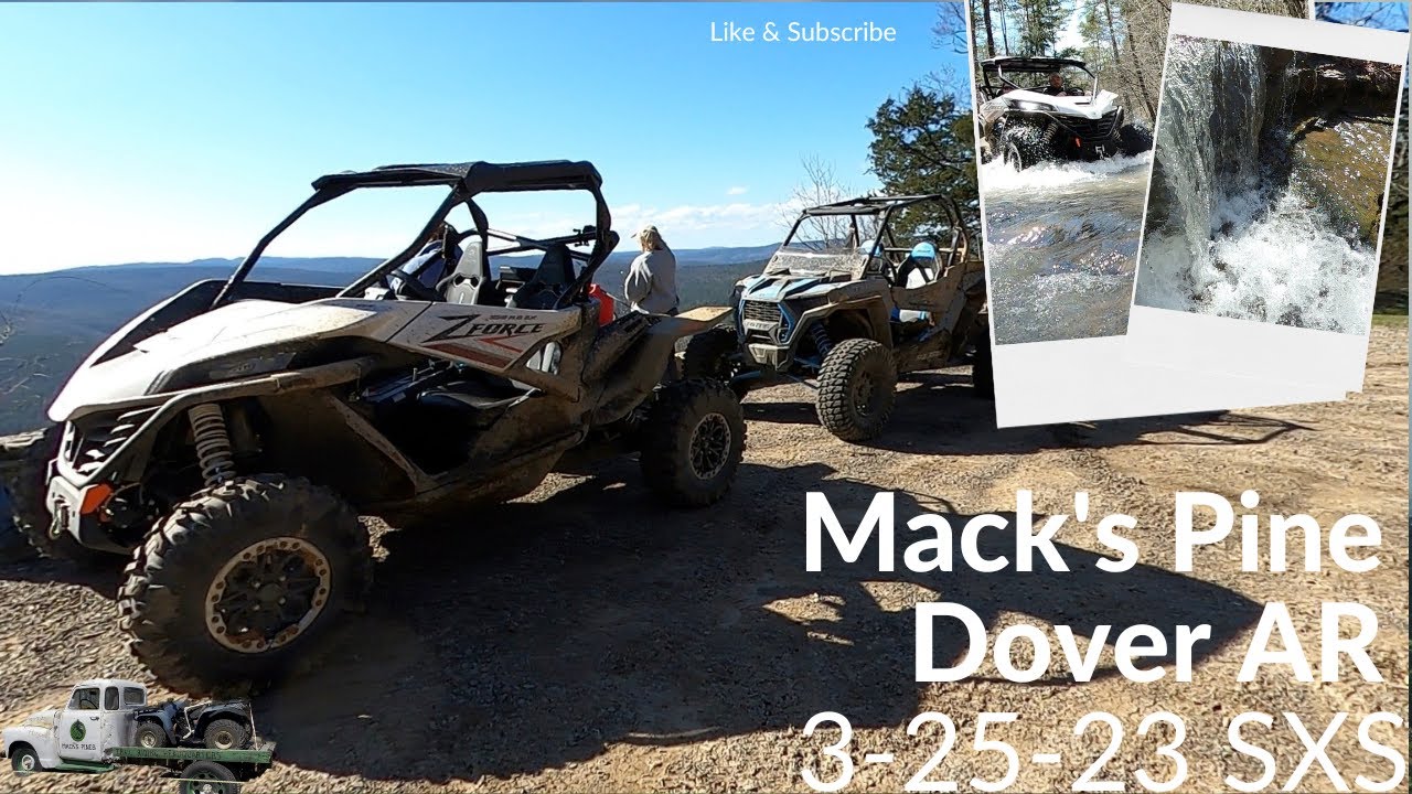 Mack's Pine SXS ATV Trails, Dover AR 3-25-23. After the Rain we finally get to take hit the trails!
