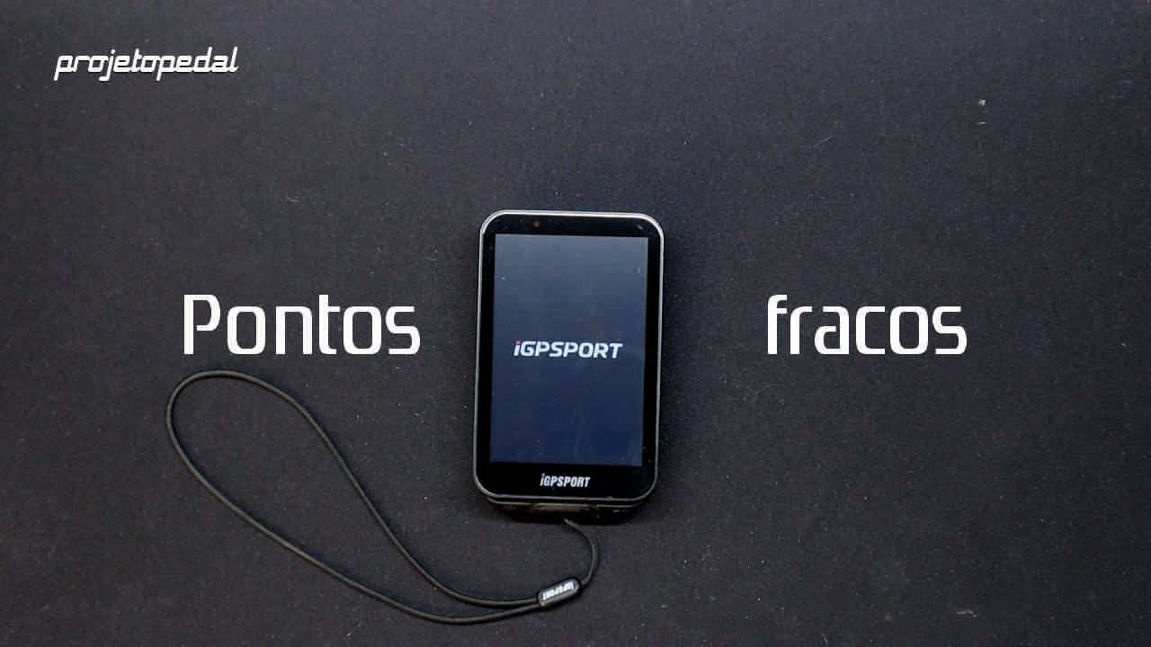 IGS800, os pontos fracos | projetopedal