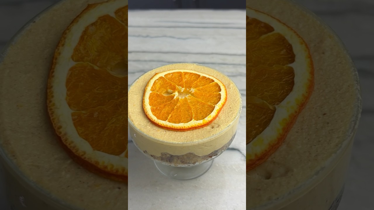 Easy Vegan Dessert Idea! #recipe #veganiseasy #refinedsugarfree #orangedessert