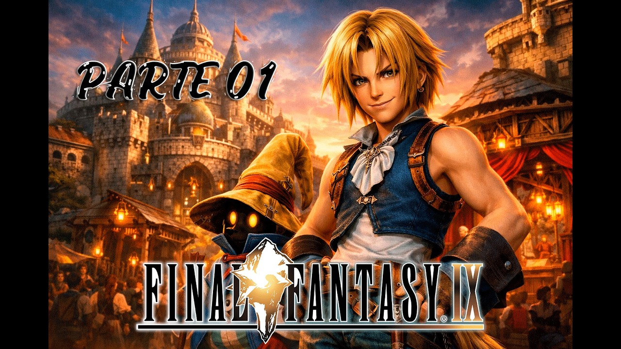 FINAL FANTASY IX – Detonado Completo | Parte 1 – O Teatro de Alexandria (Moguri Mod / 60 FPS)