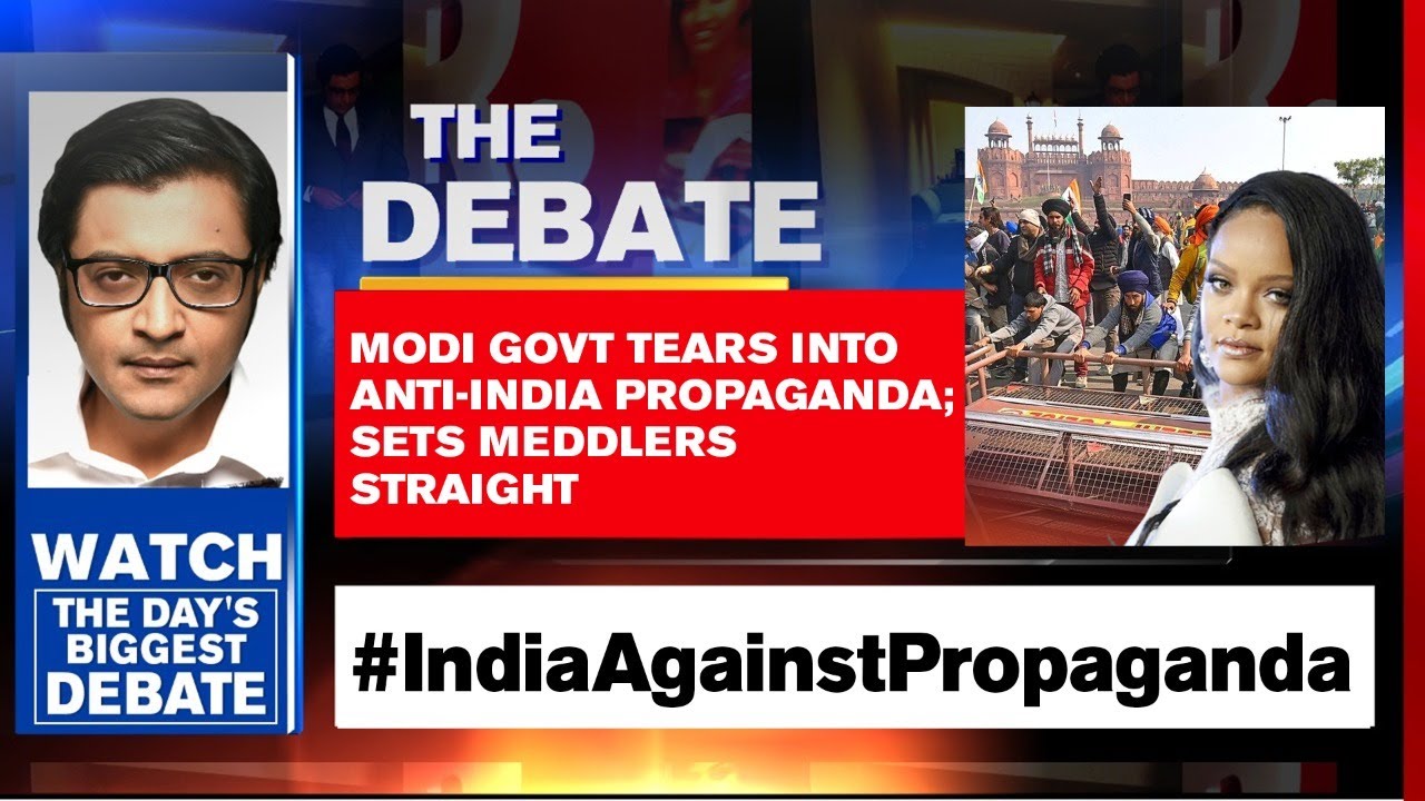 Modi Govt Tears Into Anti-India Propaganda; Sets Meddlers Straight | Arnab Goswami Debates