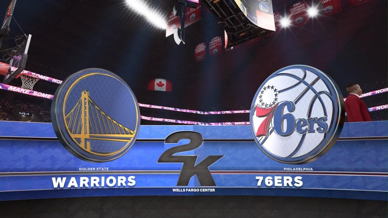 76ers vs GSW the Dominant game NBA 2K23