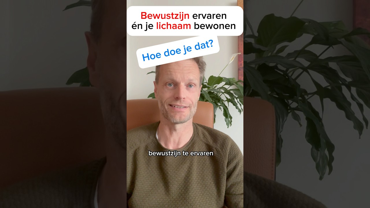 Bewustzijn ervaren &eacute;n je lichaam bewonen ☀️ #bewustzijn #spiritueel #inspirerend #bewustleven